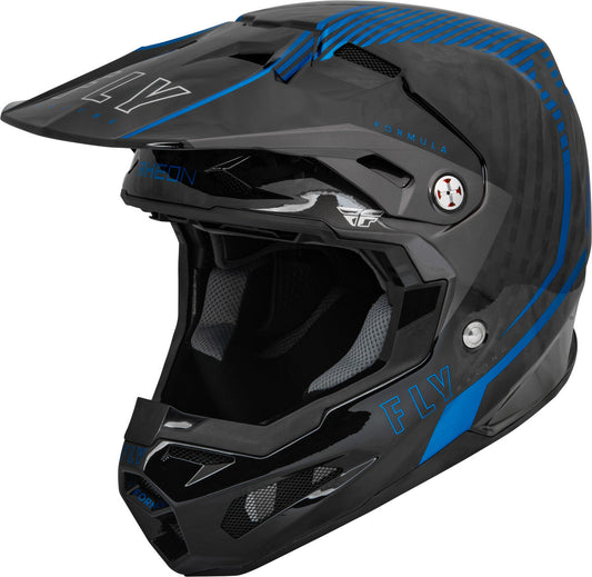 FLY RACING FORMULA TRACER CARBON BLUE BLACK HELMET