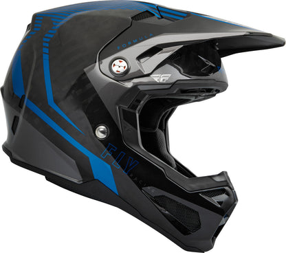 FLY RACING FORMULA TRACER CARBON BLUE BLACK HELMET