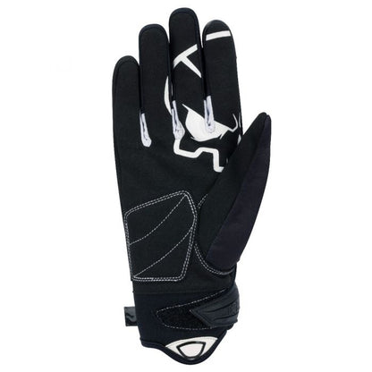 BERING 🇫🇷 WOMENS WALSH MOTORCYCLE GLOVE BLACK/WHITE