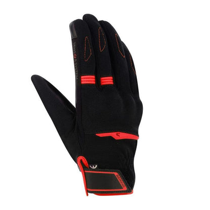 BERING FLETCHER EVO SUMMER MOTORCYCLE GLOVE BLACK/RED