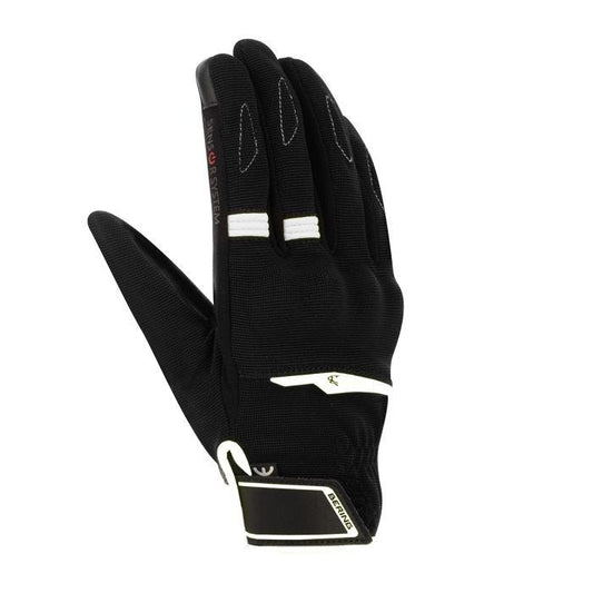 BERING FLETCHER EVO SUMMER MOTORCYCLE GLOVE BLACK/WHITE