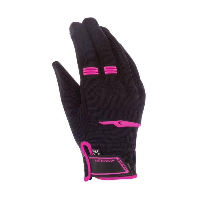 BERING 🇫🇷 BORNEO EVO MID SEASON WATERPROOF WOMENS MOTORCYCLE BLACK/PINK