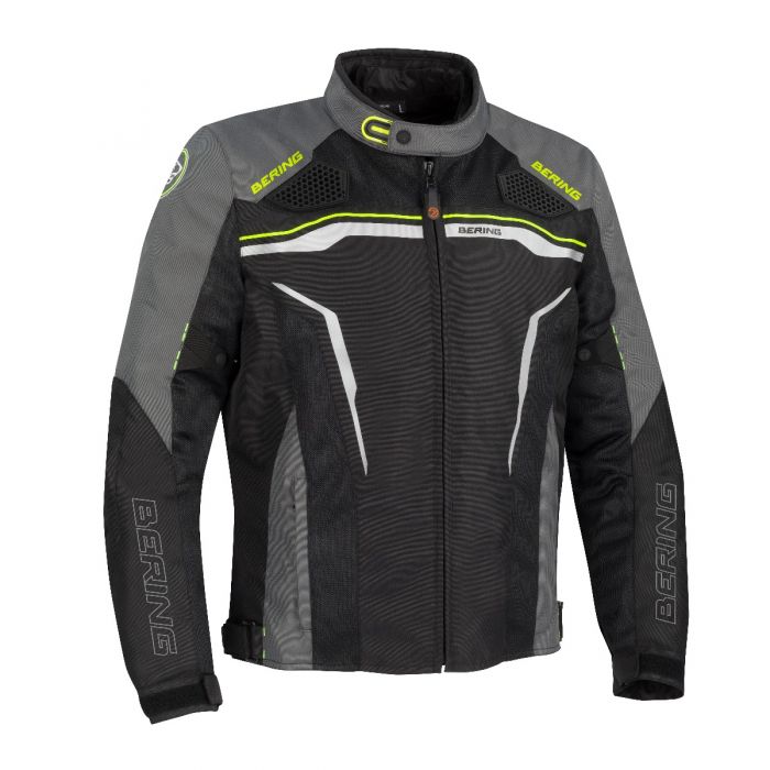 BERING 🇫🇷 BATIST MOTORCYCLE JACKET BLACK/GREY