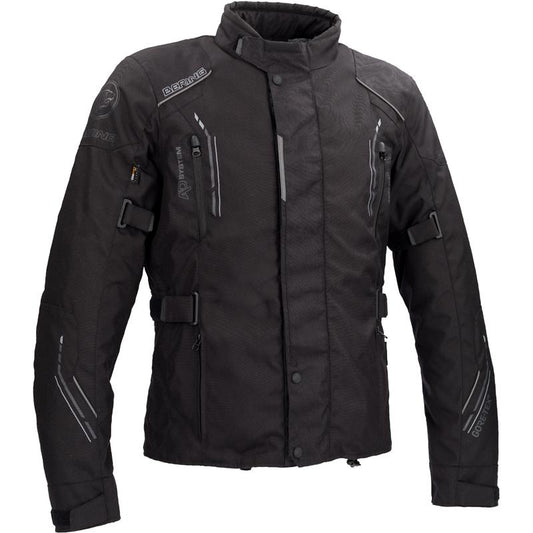 BERING 🇫🇷 STOMP GORE-TEX® MOTORCYCLE JACKET BLACK - LARGE