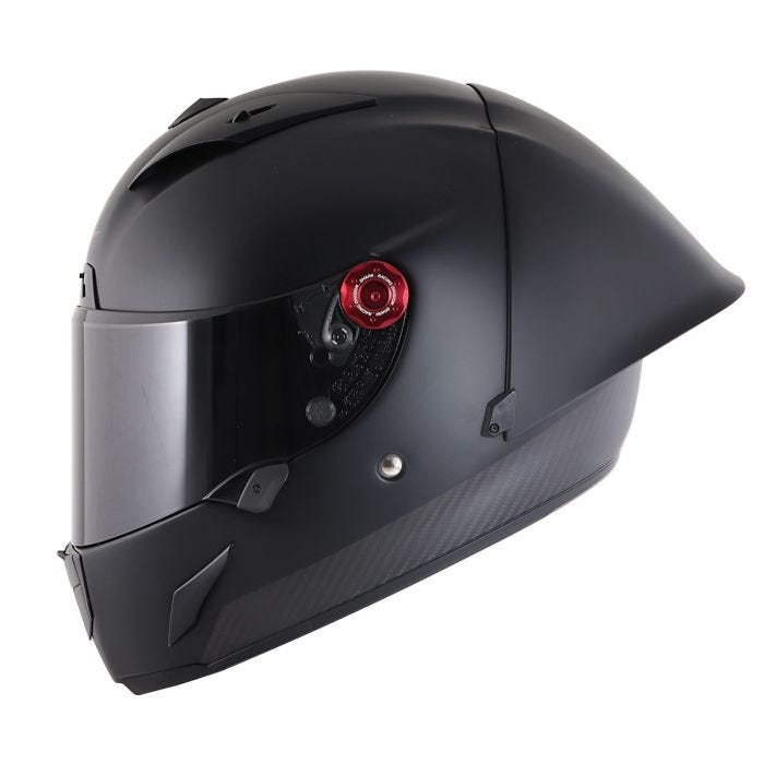 SHARK RACE R PRO GP 06 BLANK MATTE BLACK HELMET