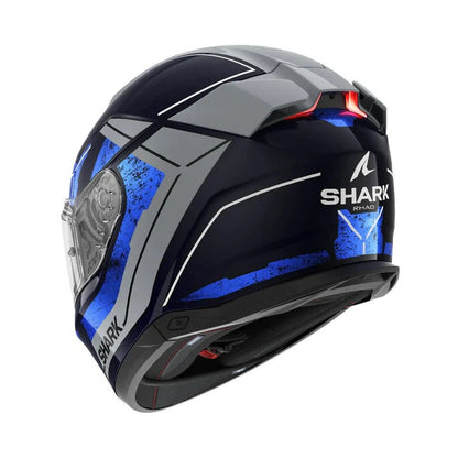 SHARK SKWAL i3 RHAD BLACK/CHROME/BLUE HELMET