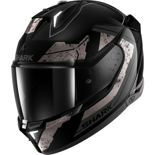 SHARK SKWAL i3 RHAD BLACK/CHROME/ANTHRACITE HELMET