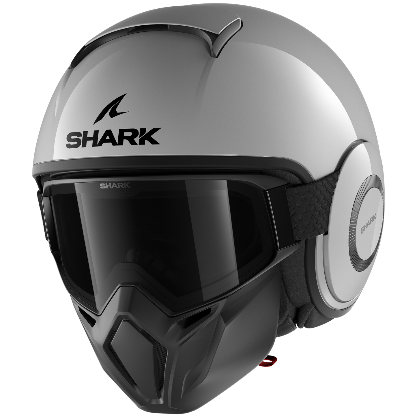 SHARK STREET DRAK BLANK GLOSS NARDO GREY HELMET