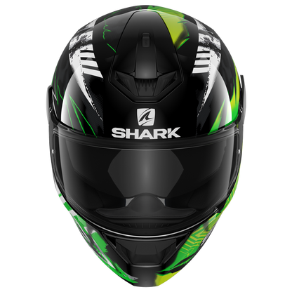 SHARK D-SKWAL 2 PENXA BLACK/GREEN/YELLOW HELMET