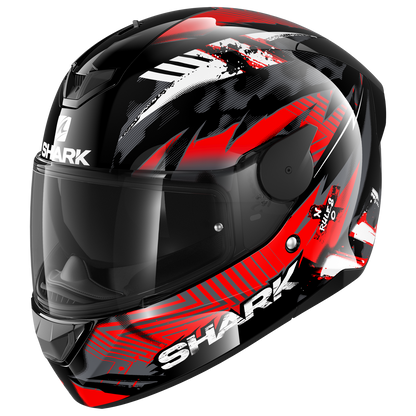 SHARK D-SKWAL 2 PENXA BLACK/RED/ANTHRACITE HELMET