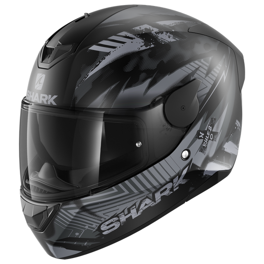 SHARK D-SKWAL 2 PENXA MATTE BLACK/ANTHRACITE HELMET