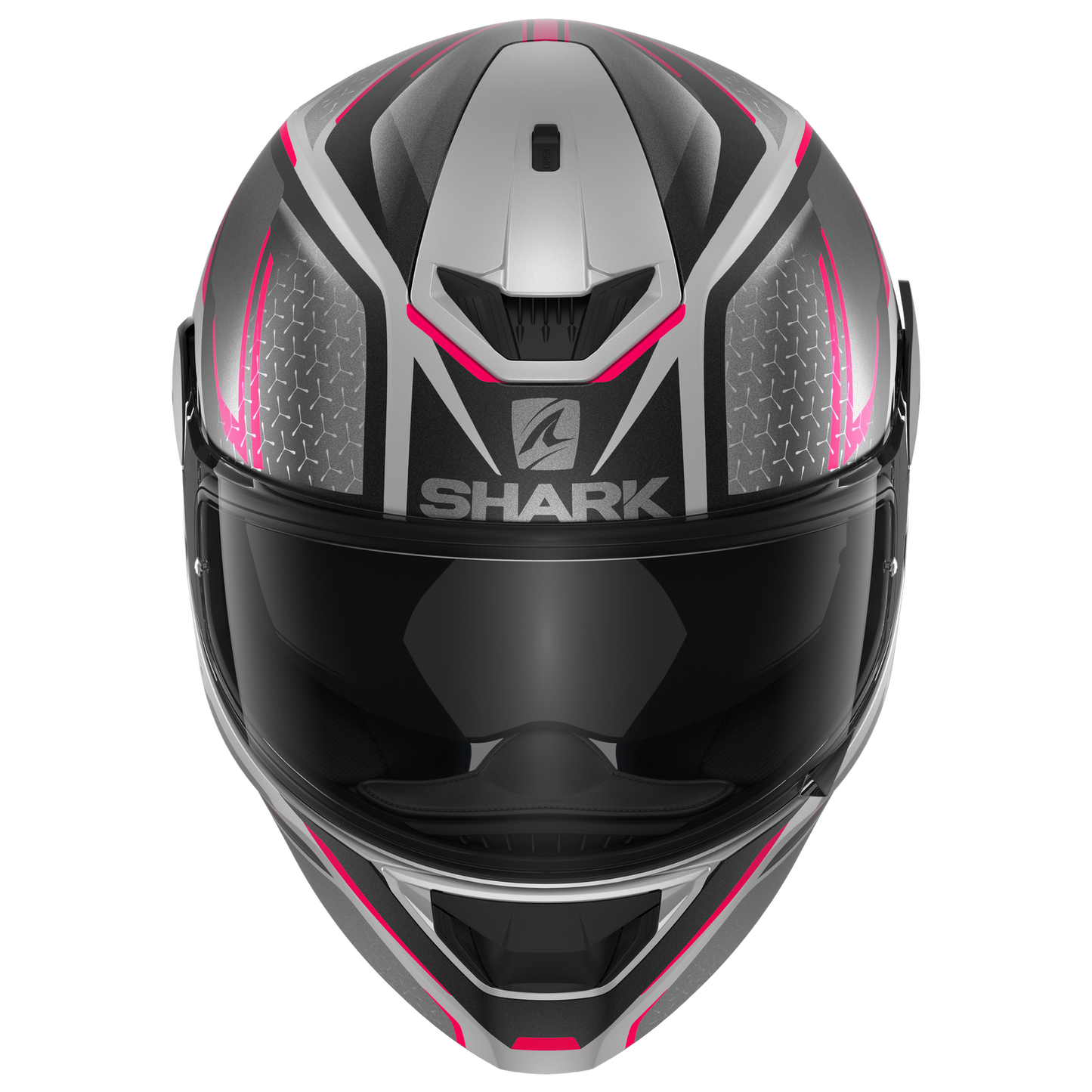 SHARK D SKWAL 2 DAVEN MATTE SILVER/BLACK/VIOLET HELMET