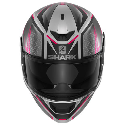 SHARK D-SKWAL 2 DAVEN MATTE SILVER/BLACK/VIOLET HELMET