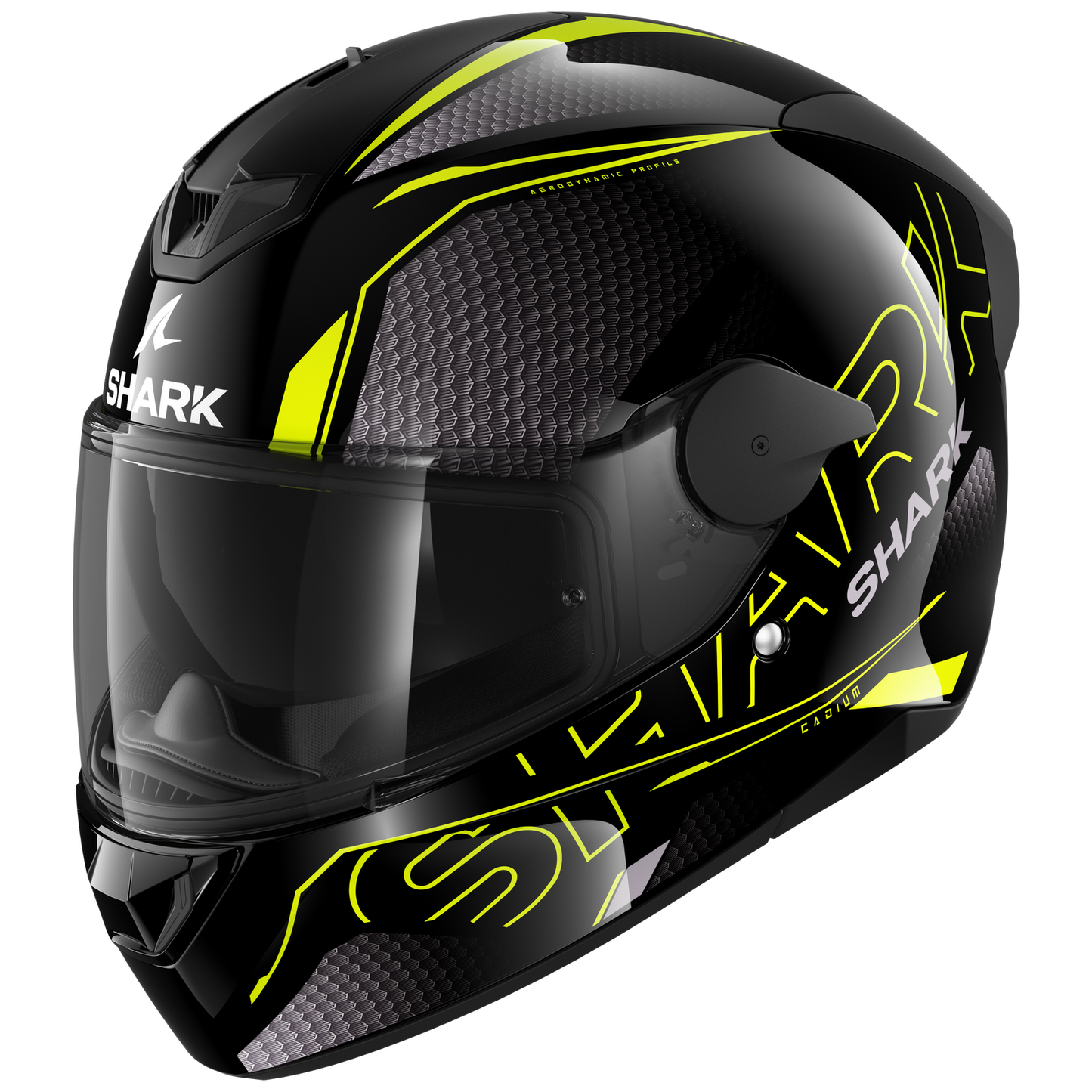 SHARK D-SKWAL 2 CADIUM BLACK/YELLOW/BLACK HELMET