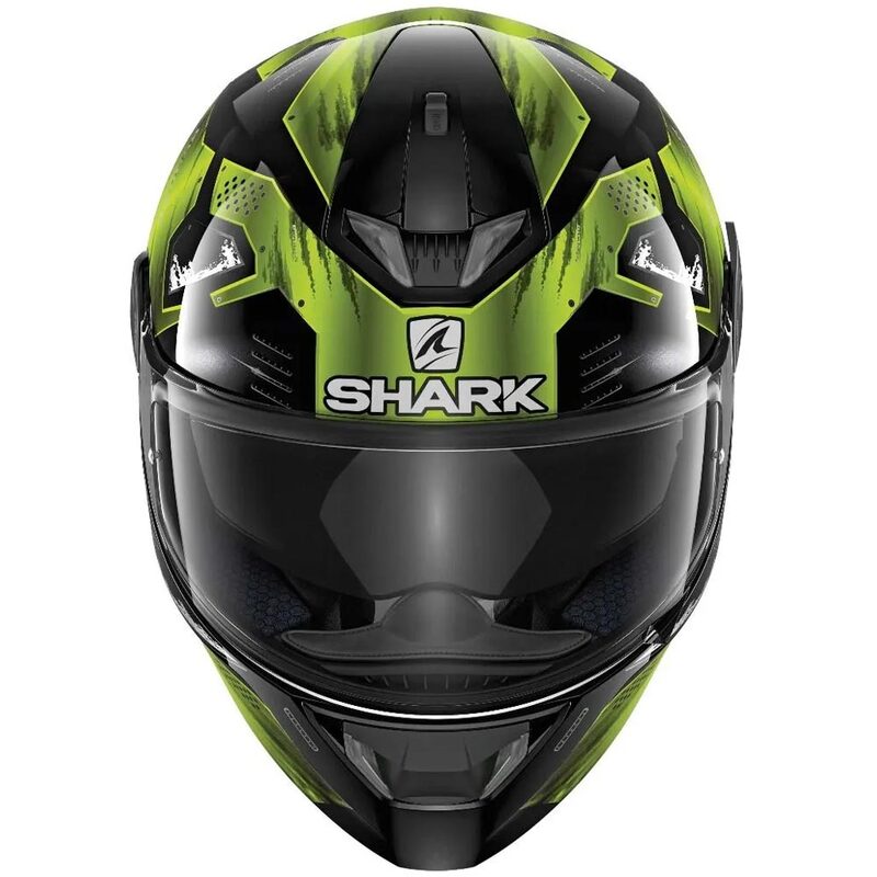 SHARK SKWAL 2 VENGER BLACK/YELLOW HELMET