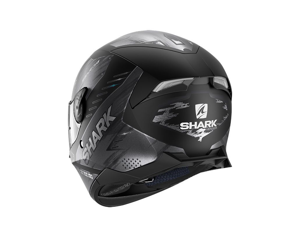 SHARK SKWAL 2 VENGER MATTE BLACK/ANTHRACITE HELMET