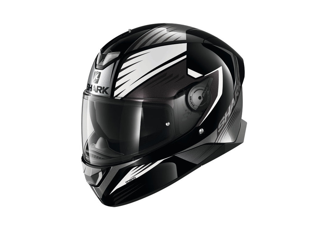 SHARK SKWAL 2 HALLDER BLACK/WHITE/ANTHRACITE HELMET