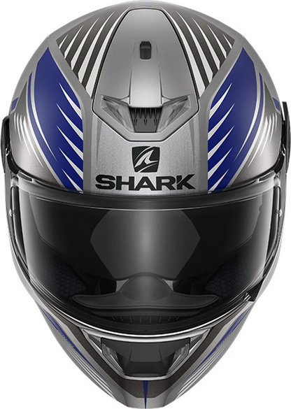 SHARK SKWAL 2 HALLDER MATTE ANTHRACITE/BLUE HELMET