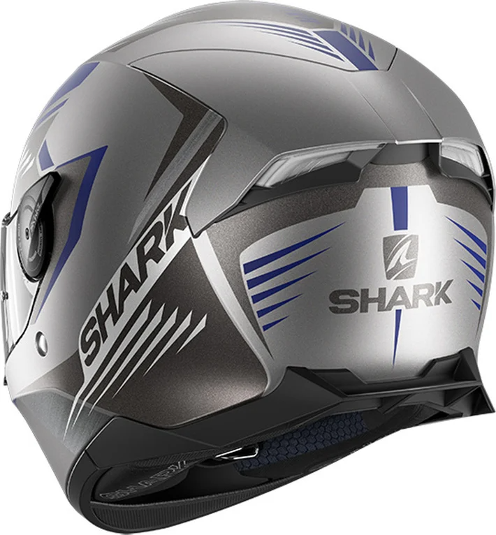 SHARK SKWAL 2 HALLDER MATTE ANTHRACITE/BLUE HELMET