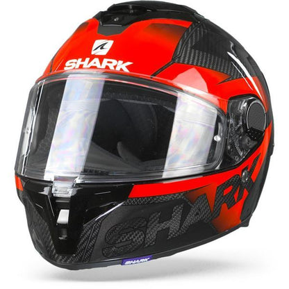 SHARK SPARTAN GT CARBON SHESTTER CARBON/RED HELMET