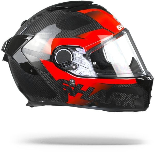 SHARK SPARTAN GT CARBON SHESTTER CARBON/RED HELMET