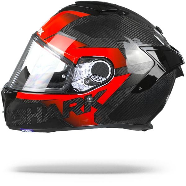 SHARK SPARTAN GT CARBON SHESTTER CARBON/RED HELMET