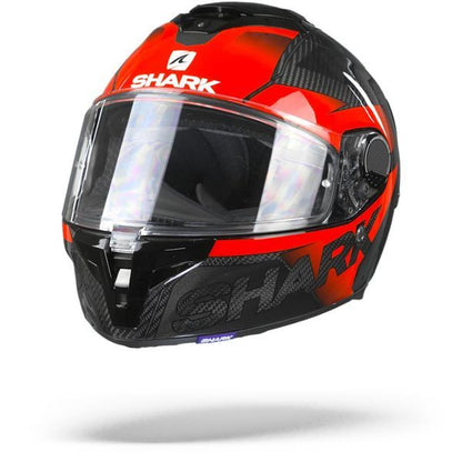 SHARK SPARTAN GT CARBON SHESTTER CARBON/RED HELMET