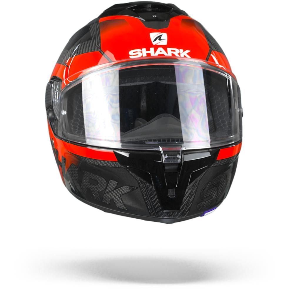 SHARK SPARTAN GT CARBON SHESTTER CARBON/RED HELMET