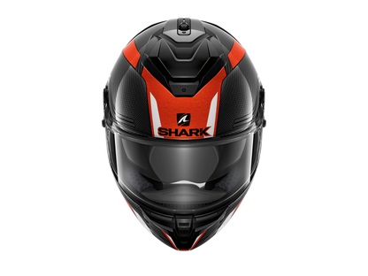 SHARK SPARTAN GT CARBON TRACKER ANTHRACITE/WHITE HELMET