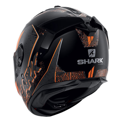 SHARK SPARTAN GT RYSER MATTE BLACK/ANTHRACITE/ORANGE HELMET