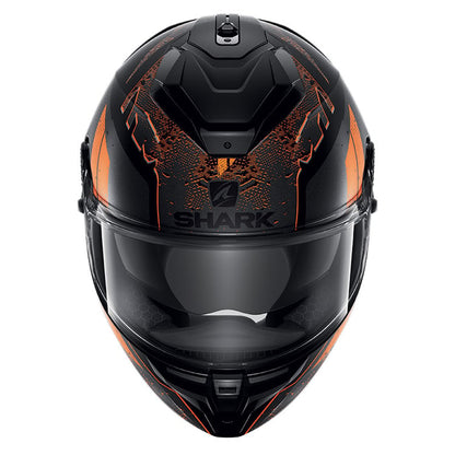 SHARK SPARTAN GT RYSER MATTE BLACK/ANTHRACITE/ORANGE HELMET