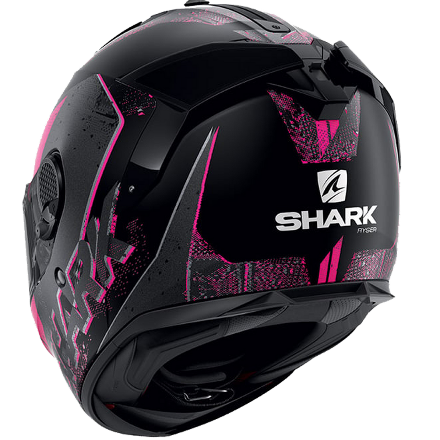 SHARK SPARTAN GT RYSER MATTE BLACK/ANTHRACITE/VIOLET HELMET