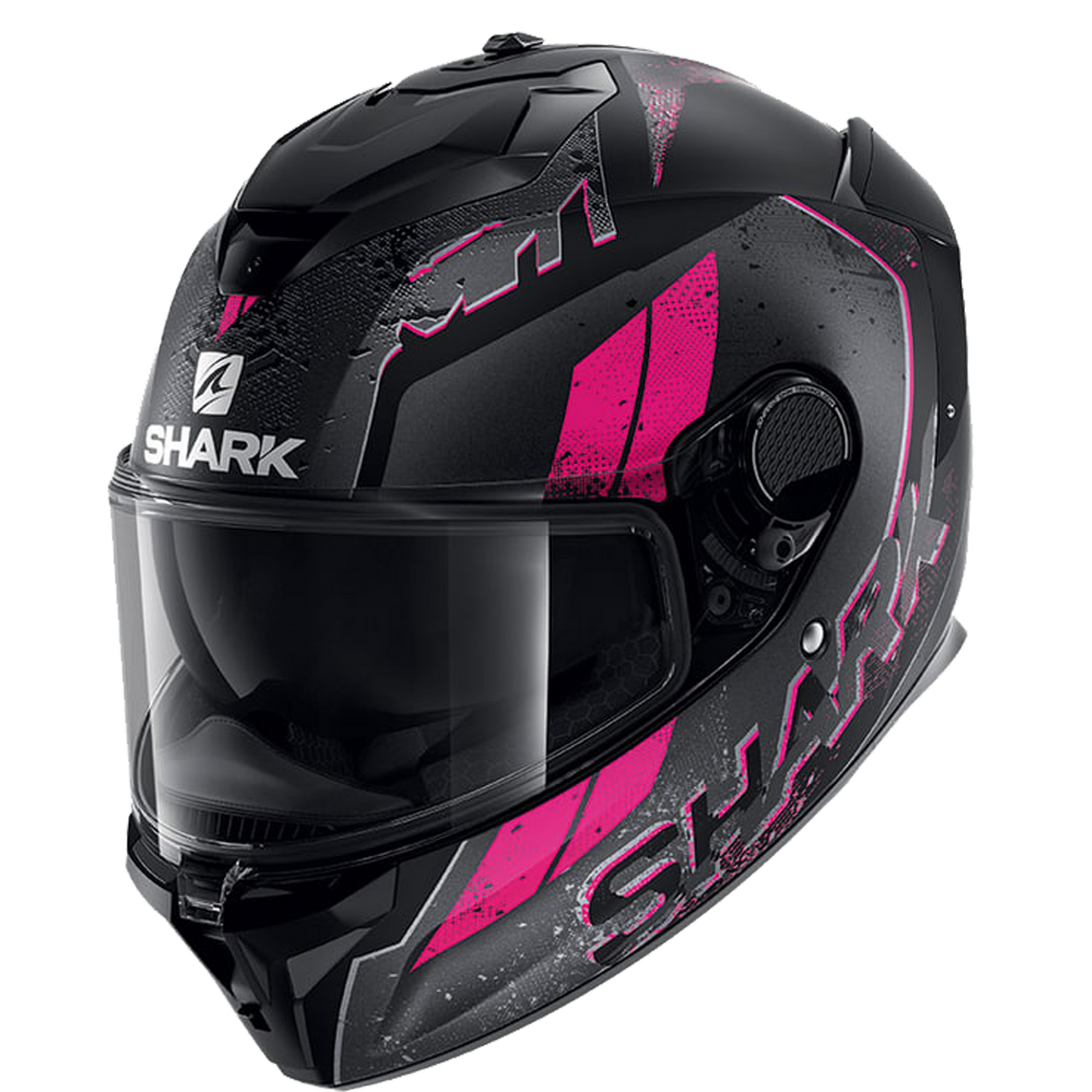 SHARK SPARTAN GT RYSER MATTE BLACK/ANTHRACITE/VIOLET HELMET