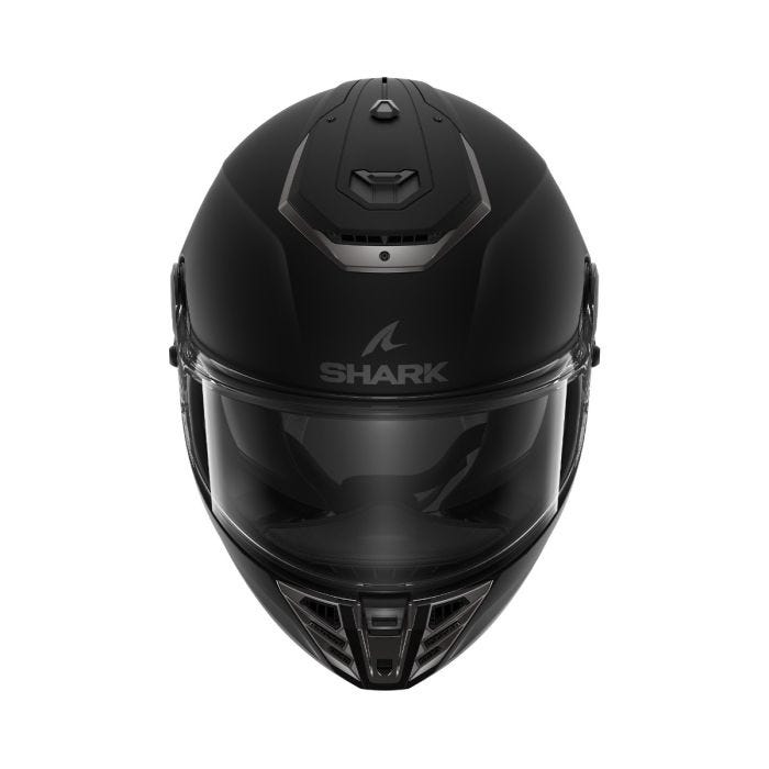 SHARK SPARTAN RS BLANK MATTE BLACK HELMET