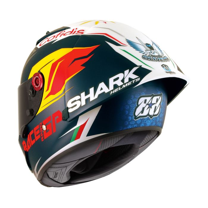 SHARK RACE R PRO GP REPLICA OLIVEIRA SIGNATURE HELMET