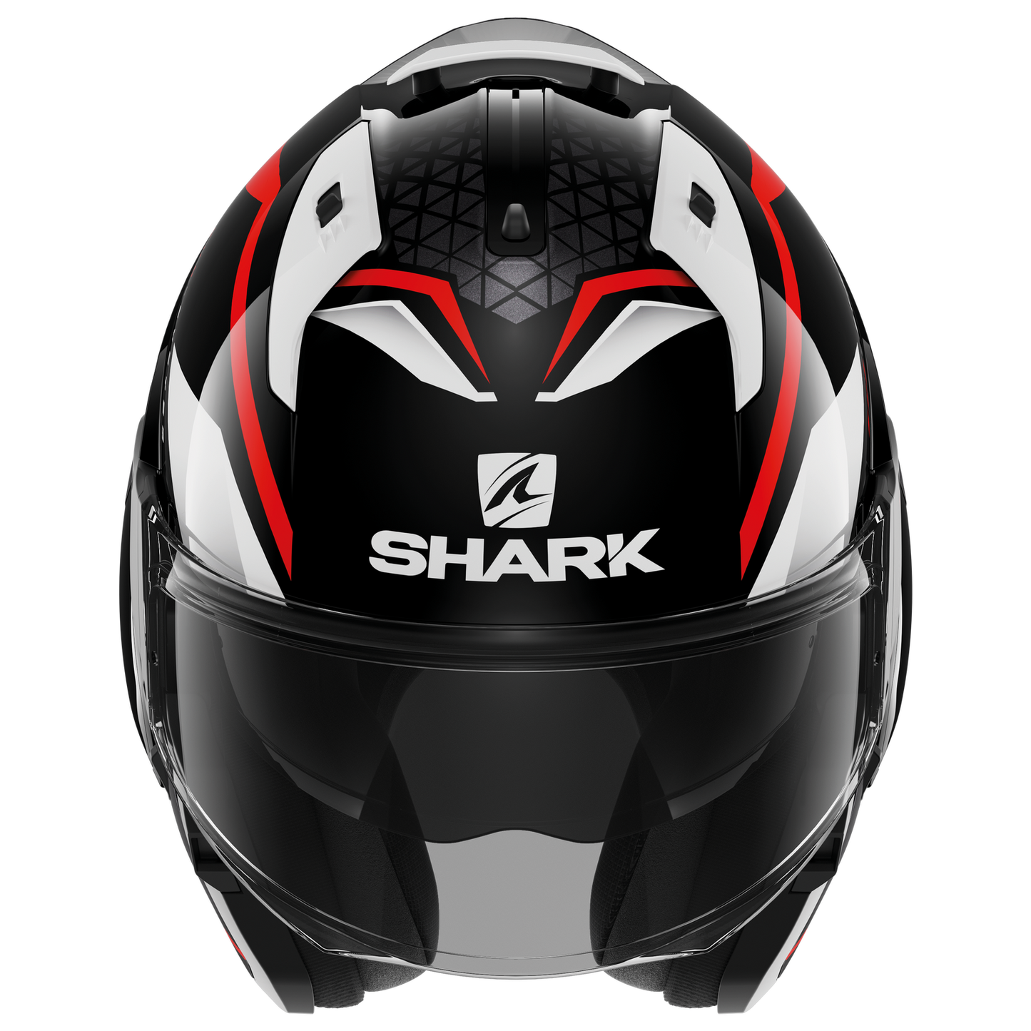 SHARK EVO ES YARI BLACK/RED/WHITE MODULAR HELMET