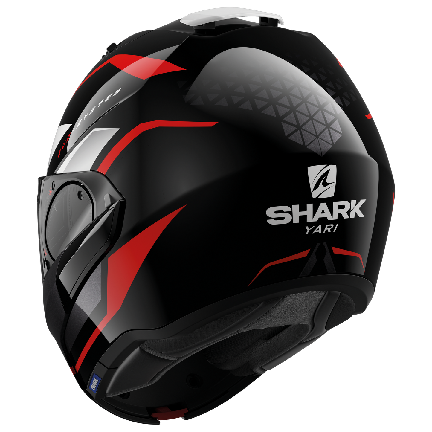 SHARK EVO ES YARI BLACK/RED/WHITE MODULAR HELMET