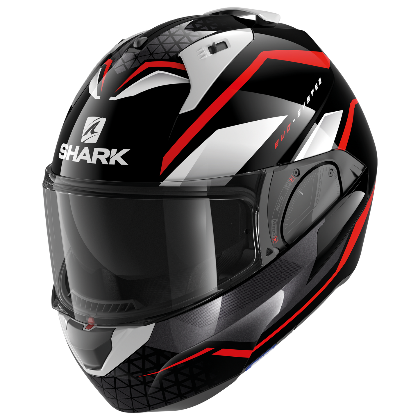 SHARK EVO ES YARI BLACK/RED/WHITE MODULAR HELMET