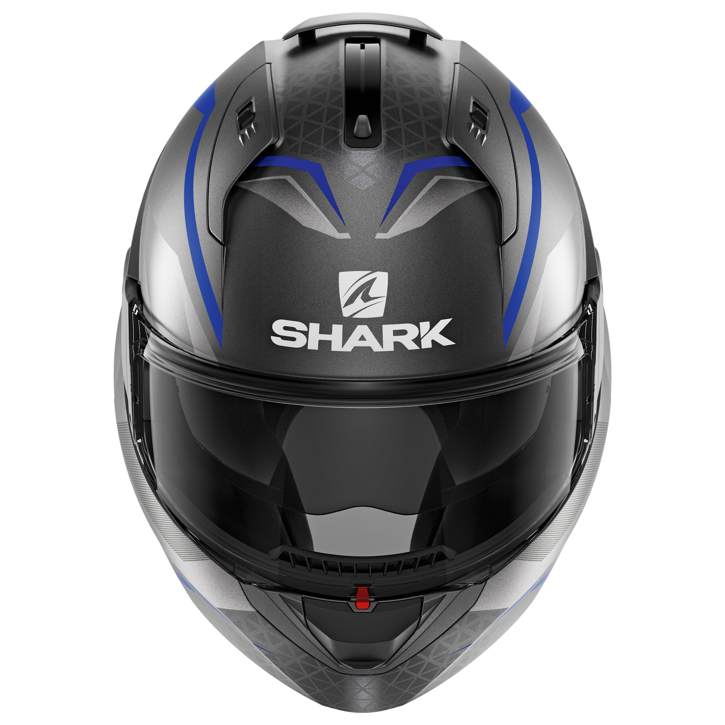 SHARK EVO ES YARI MATTE ANTHRACITE/BLUE/SILVER MODULAR HELMET