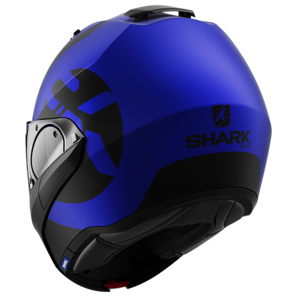 SHARK EVO ES KEDJE MATTE BLUE/BLACK FLIP UP MODULAR HELMET