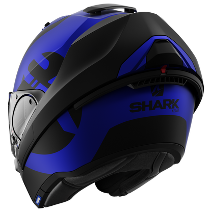 SHARK EVO ES KEDJE MATTE BLUE/BLACK FLIP UP MODULAR HELMET