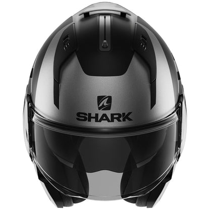 SHARK EVO ES KEDJE MATTE BLACK/ANTHRACITE FLIP UP MODULAR HELMET