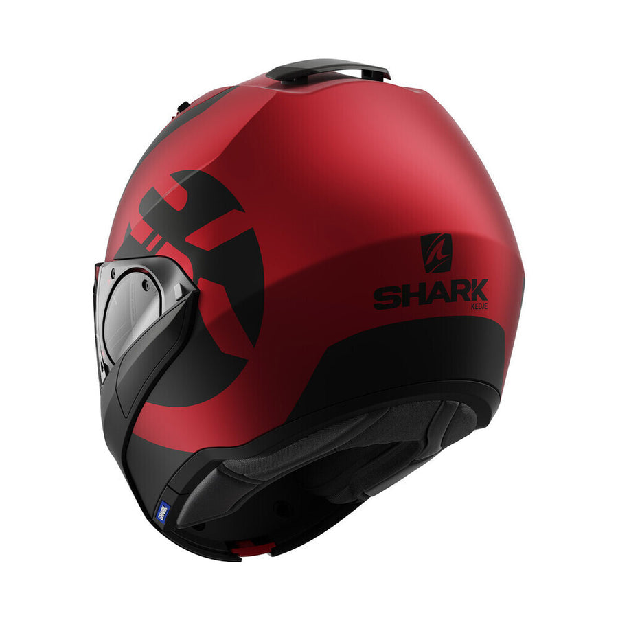 SHARK EVO ES KEDJE MATTE RED/BLACK FLIP UP MODULAR HELMET