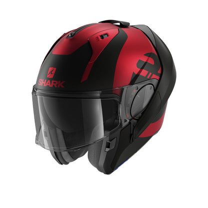 SHARK EVO ES KEDJE MATTE RED/BLACK FLIP UP MODULAR HELMET