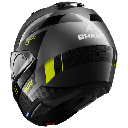 SHARK EVO ES KRYD GLOSS ANTHRACITE/BLACK/YELLOW HELMET