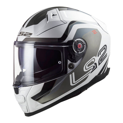 LS2 FF811 VECTOR II METRIC WHITE/TITANIUM/SILVER HELMET