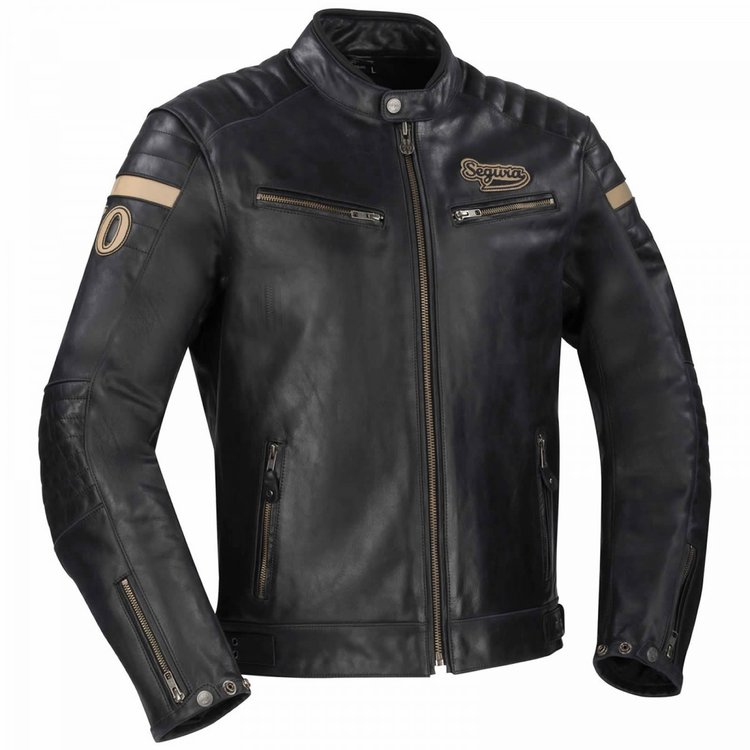 SEGURA MORTYMER MOTORCYCLE JACKET BLACK - CE Level AA Rated