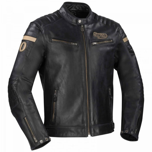 SEGURA MORTYMER MOTORCYCLE JACKET BLACK - CE Level AA Rated