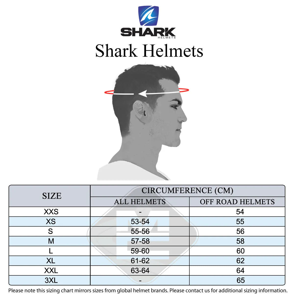 SHARK SPARTAN GT BLANK WHITE HELMET