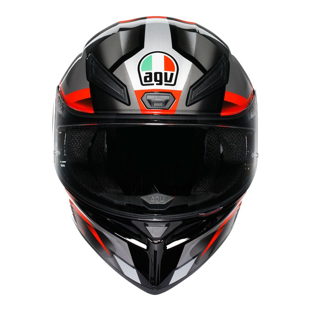 AGV Helmut AGV K1 S FASTLAP BLACK/GREY/RED HELMET - ECE 22.06